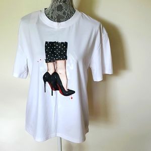 New! Why dress white tshirt.